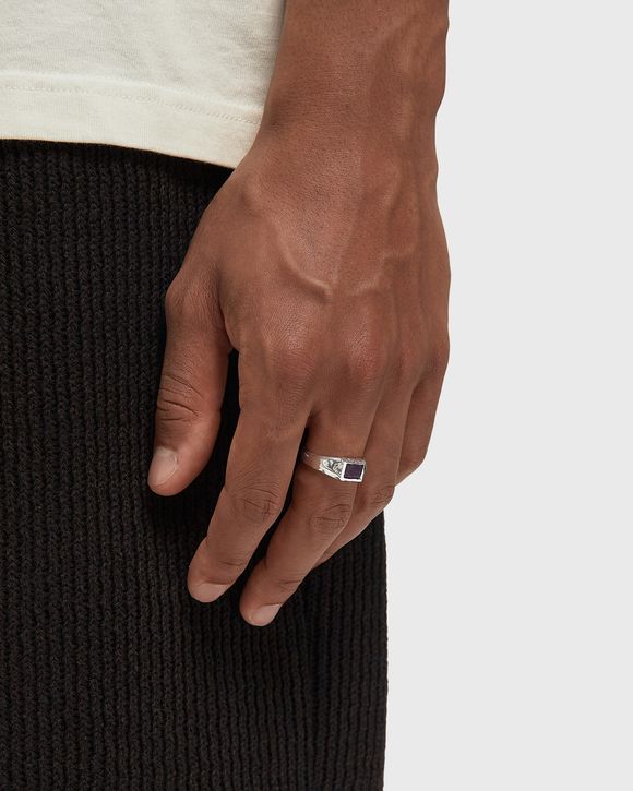 Rectangular Florite Stone Ring