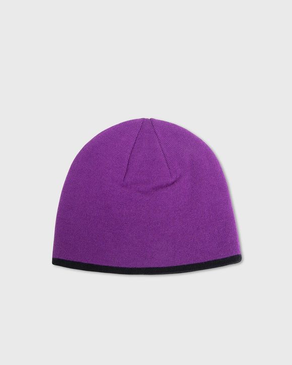 Reversible Icon Black/Purple Beanie