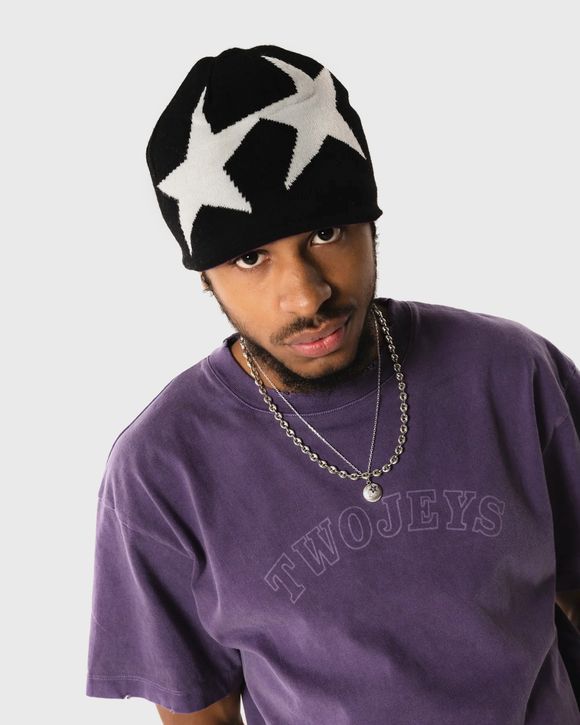 Reversible Icon Black/Purple Beanie