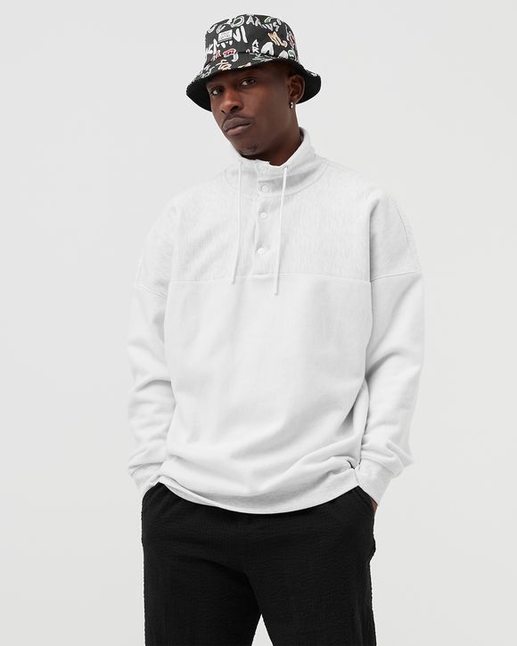 MN VAULT OG MOCK NECK BUTTON FLEECE