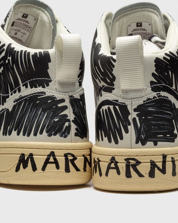 V-15 LEATHER VEJA x MARNI FULL BLACK