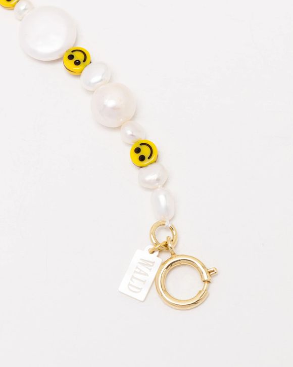Smilie Dude Pearl Bracelet with Extention