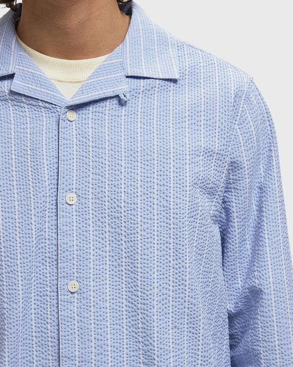COREY LS SHIRT SEERSUCKER STRIPE