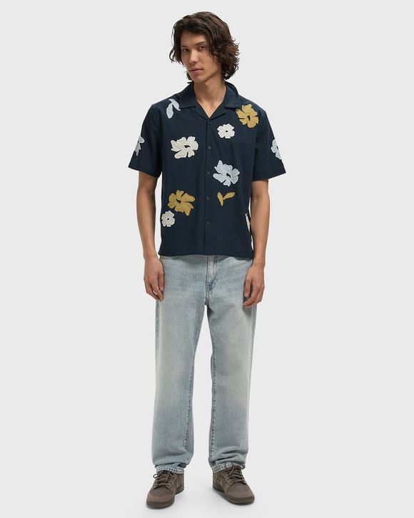 DIDCOT SS SHIRT FLOWER APPLIQUE