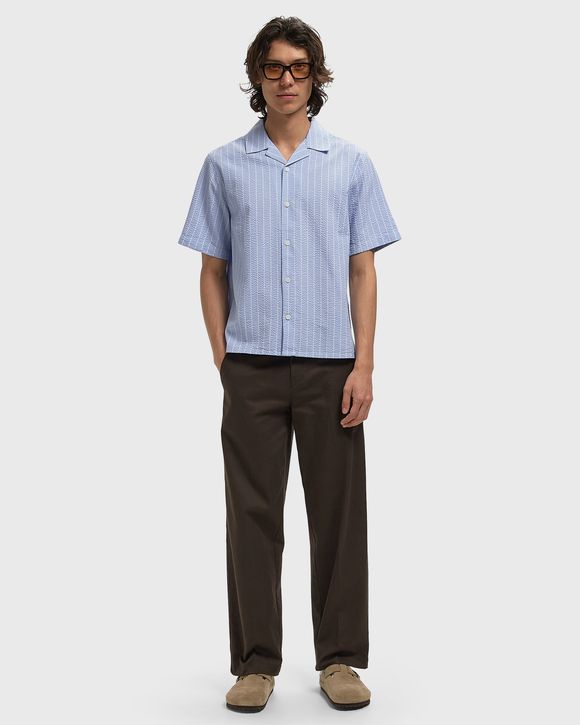 DIDCOT SS SHIRT SEERSUCKER STRIPE