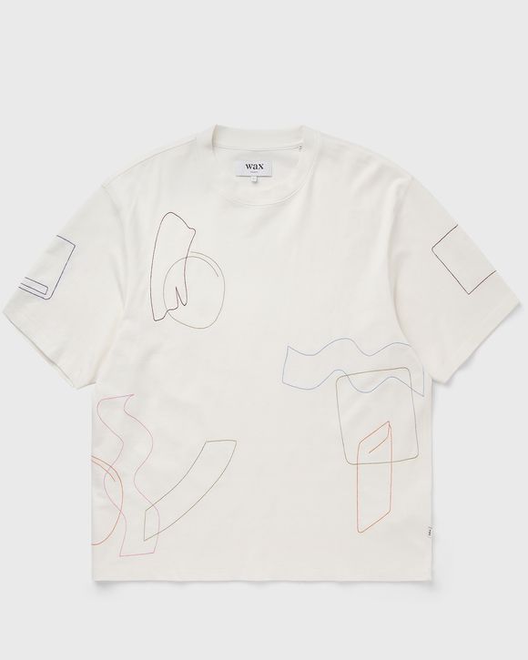 MILTON SS TEE COTTON SHAPES EMB