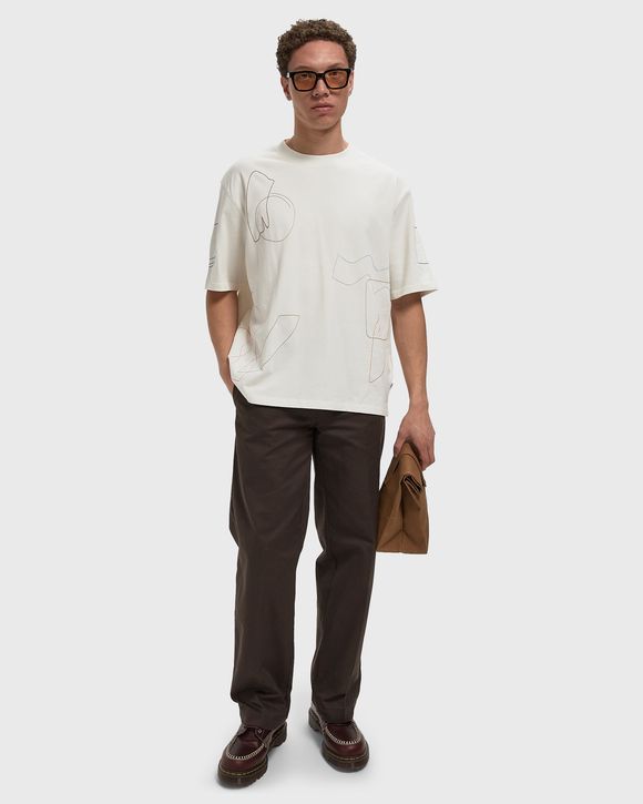 MILTON SS TEE COTTON SHAPES EMB
