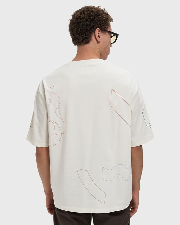 MILTON SS TEE COTTON SHAPES EMB