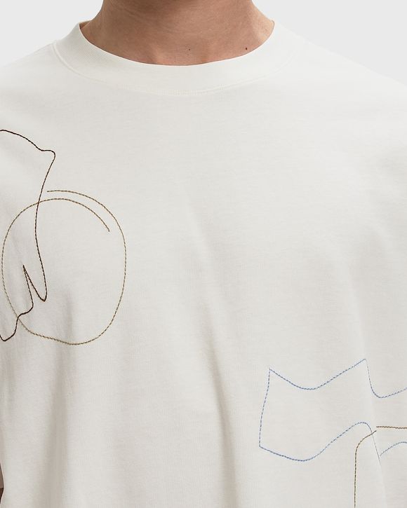 MILTON SS TEE COTTON SHAPES EMB