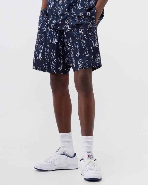 Elton JC drapy twill shorts