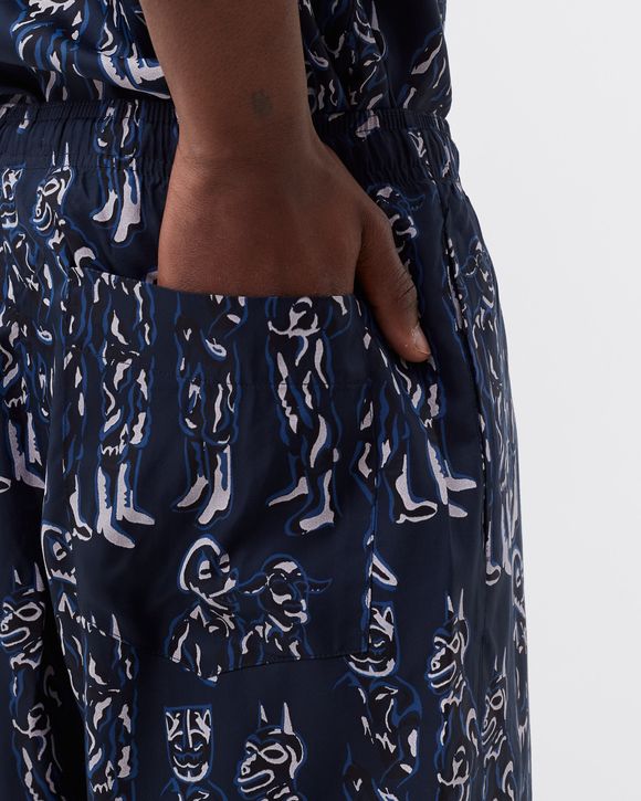 Elton JC drapy twill shorts