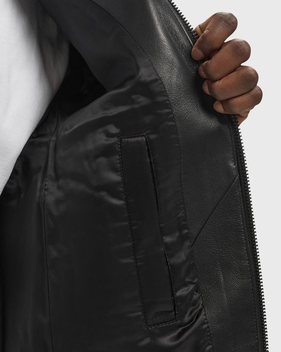 CHITO GRAPHIC LEATHER BIKER JACKET