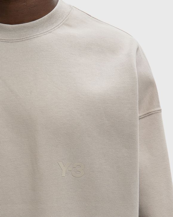 BRUSHED TERRY CREW SWEAT