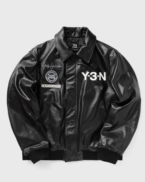 x NEIGHBORHOOD LEATHER BOMBER JACKET