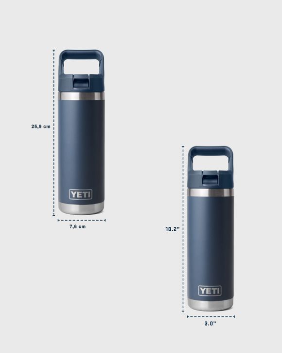 RAMBLER 18 OZ COLOUR STRAW BOTTLE