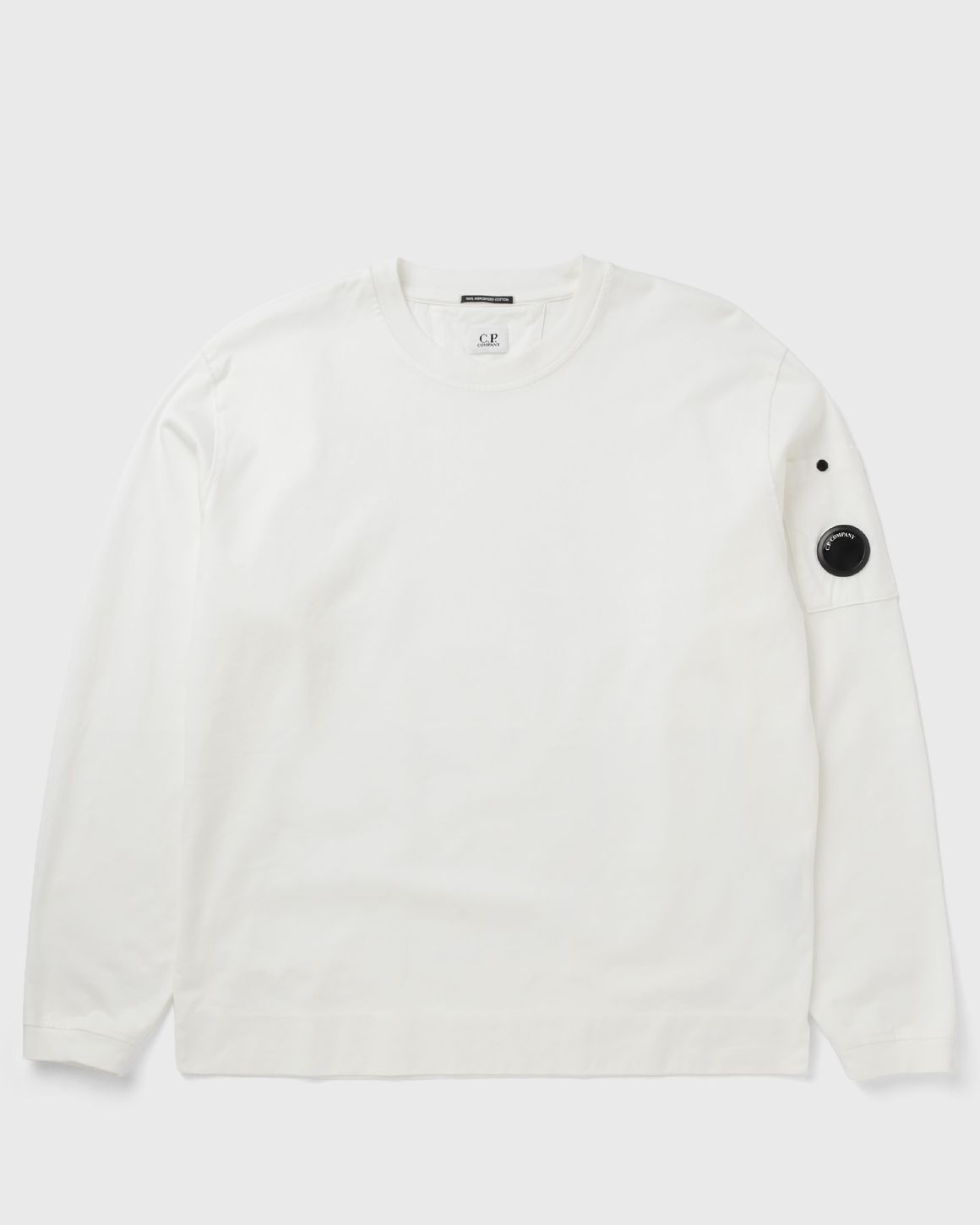 C.P. Company 30/2 MERCERIZED JERSEY TWISTED LONG SLEEVE LENS TEE