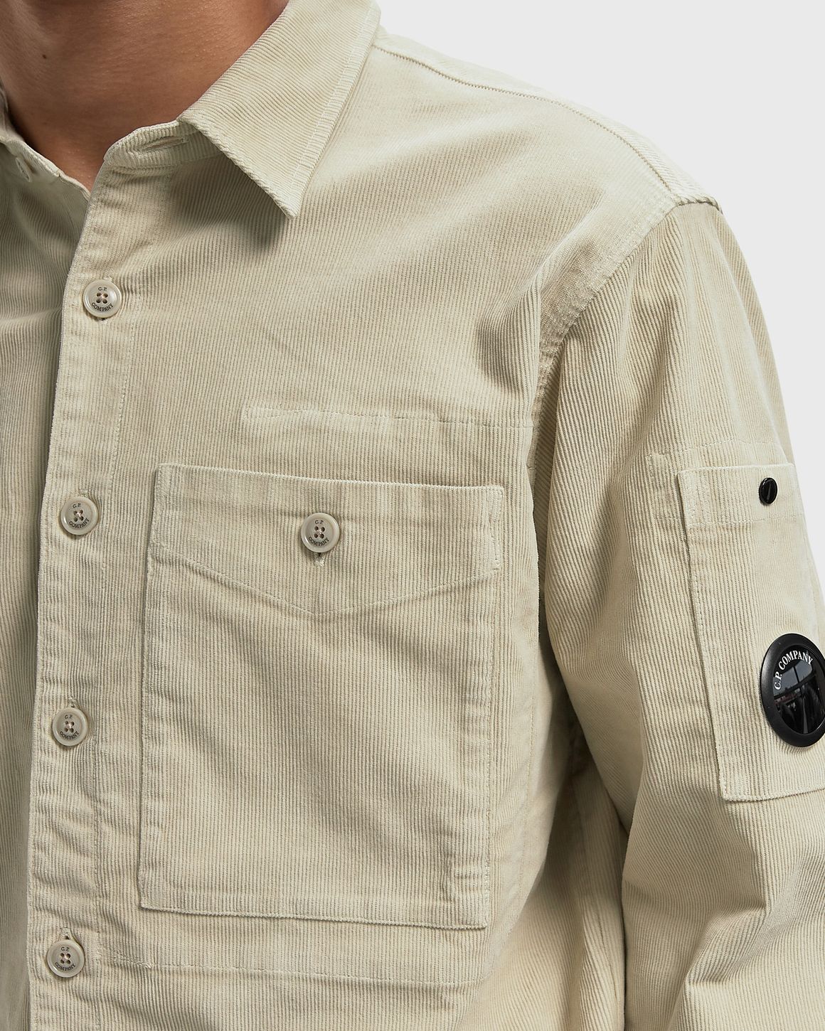 Ansicht 4 von C.P. Company CORDUROY LONG SLEEVE BUTTON LENS SHIRT