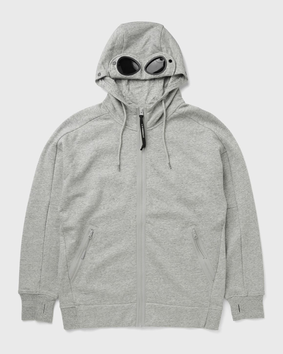 C.P. Company DIAGONAL RAISED FLEECE GOGGLE ZIP SWEATSHIRT