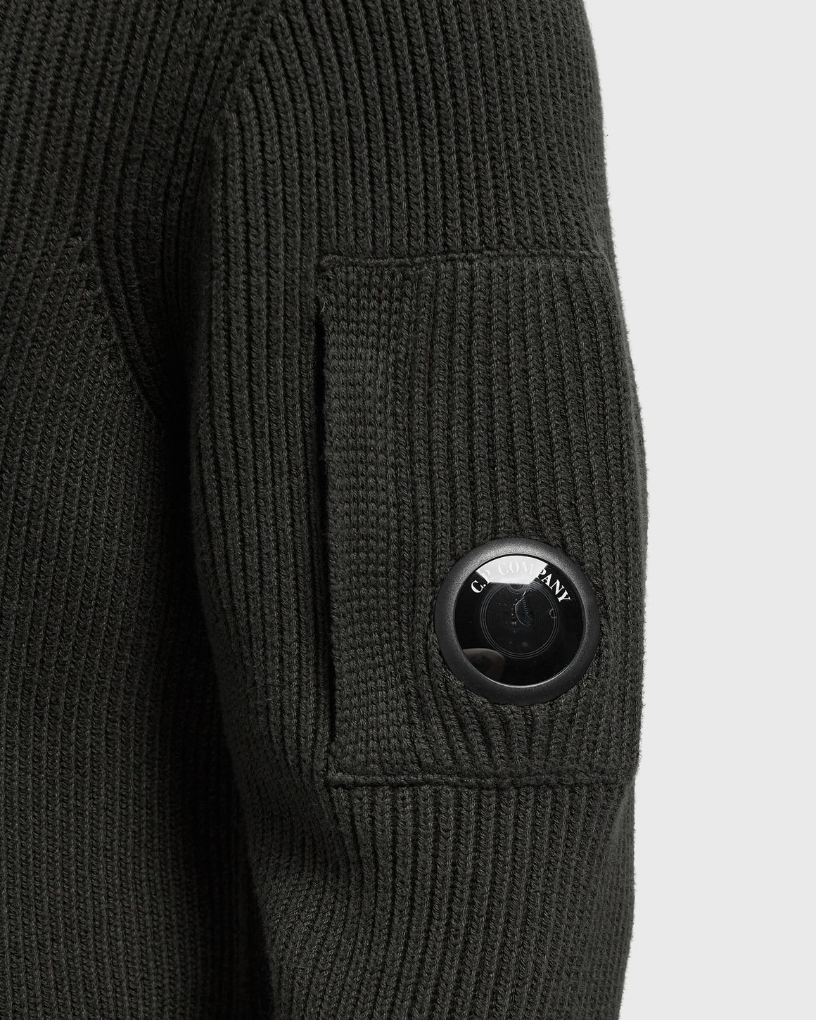 Ansicht 5 von C.P. Company FULL RIB COTTON HALF BUTTON LENS SWEATER
