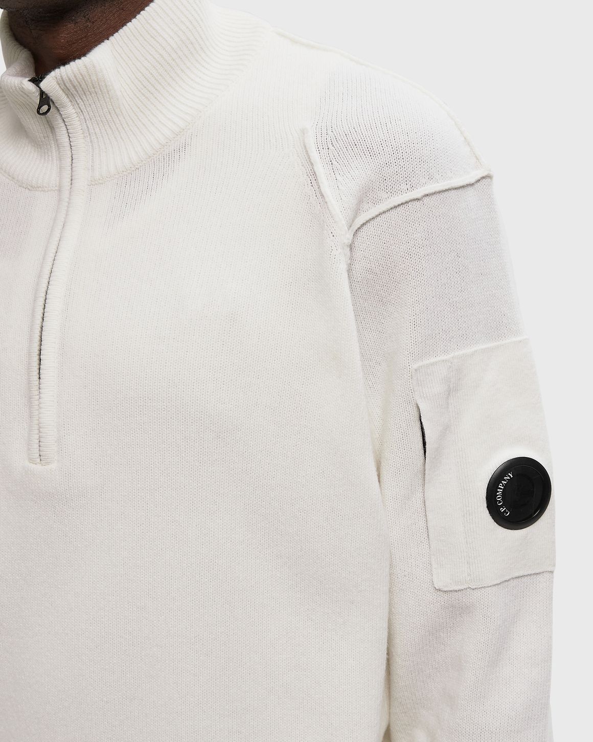 Ansicht 3 von C.P. Company LAMBSWOOL GRS HALF ZIP SWEATER