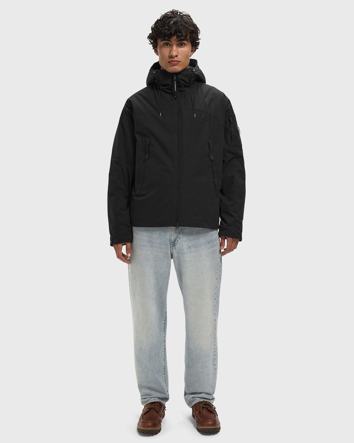 Ansicht 2 von C.P. Company PRO-TEK PRIMALOFT SILVER HOODED JACKET