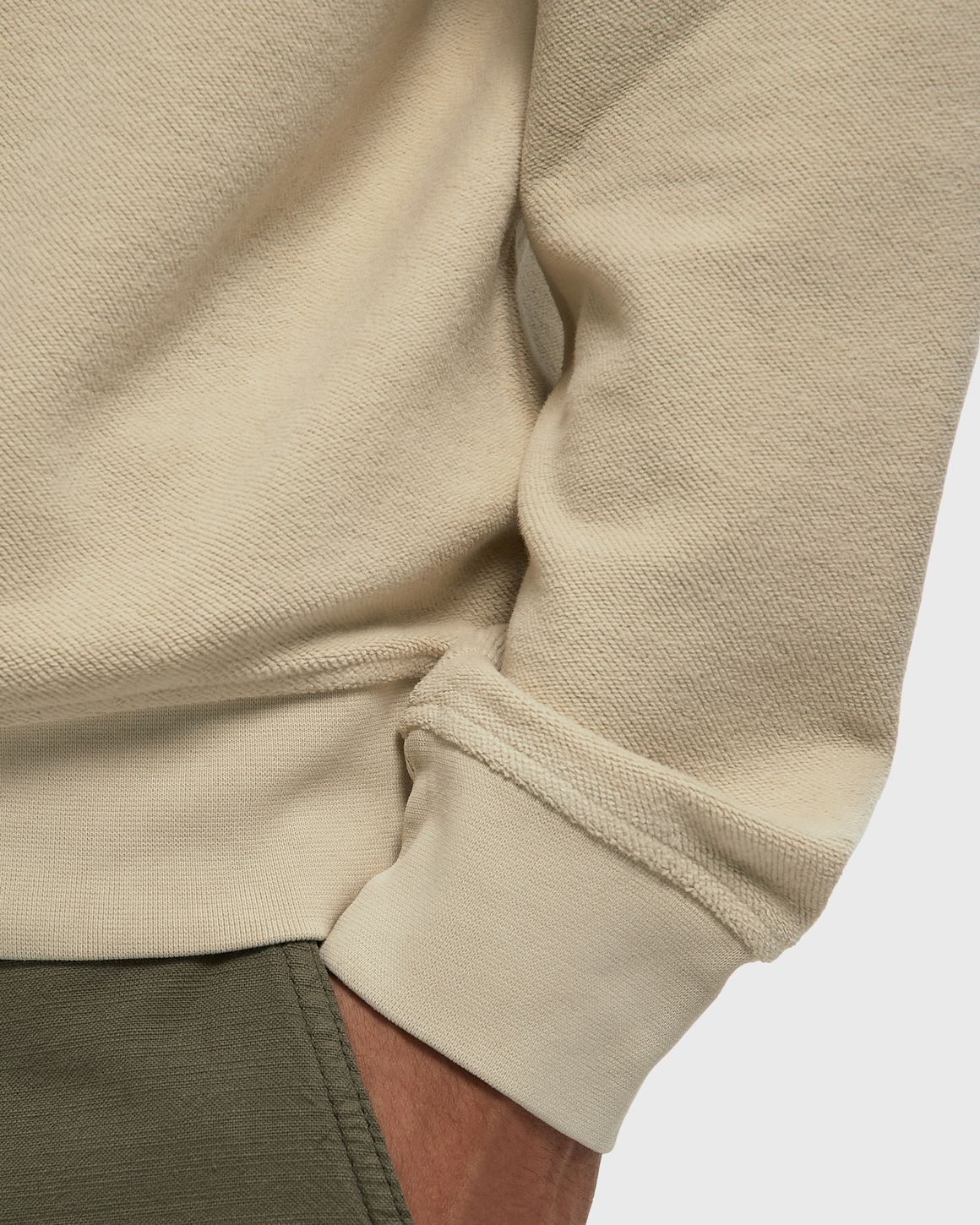 Ansicht 4 von C.P. Company SWEATSHIRTS CREW NECK IN BRUSHED EMERIZED DIAGONAL FLEECE