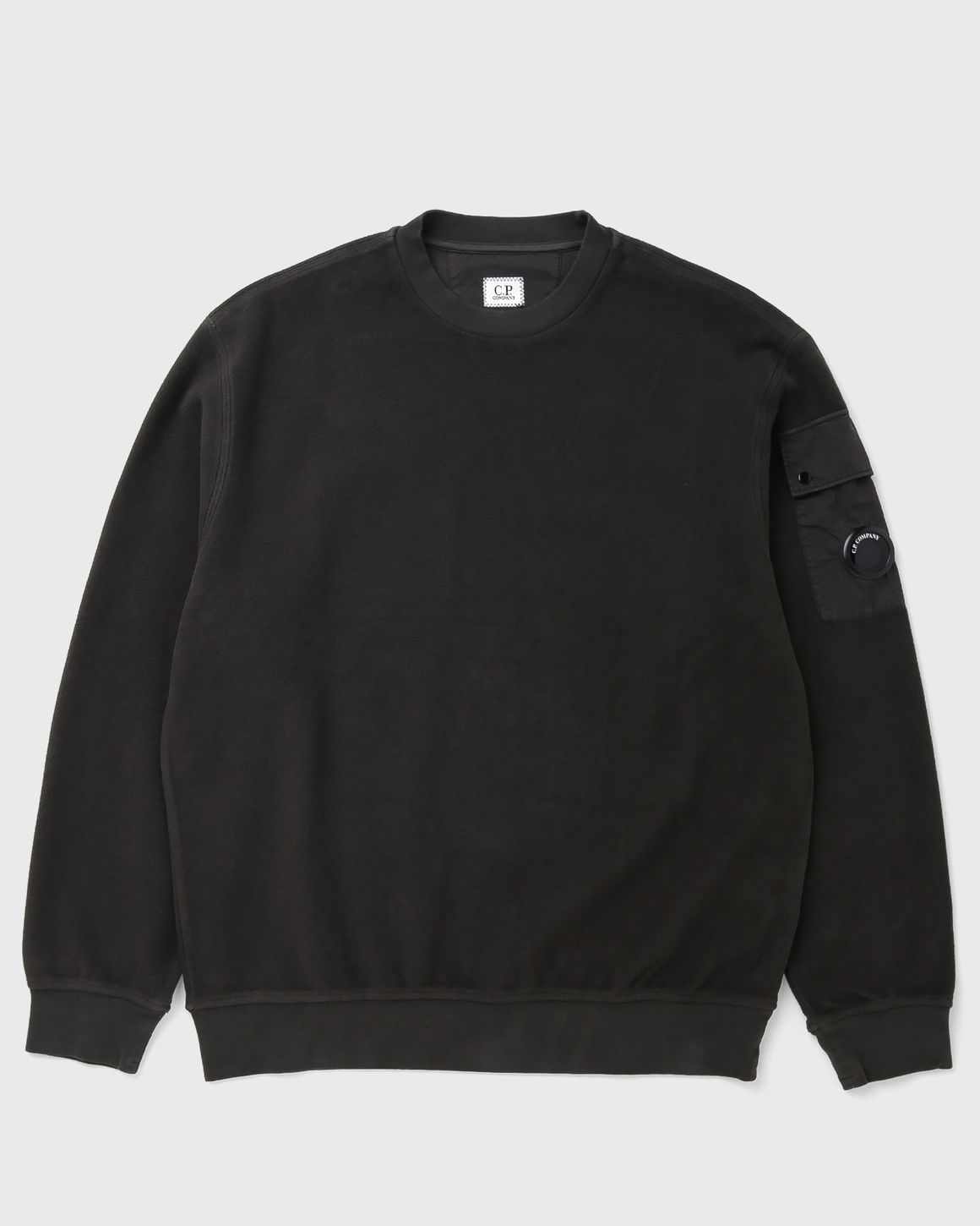 C.P. Company SWEATSHIRTS CREW NECK IN BRUSHED EMERIZED DIAGONAL FLEECE
