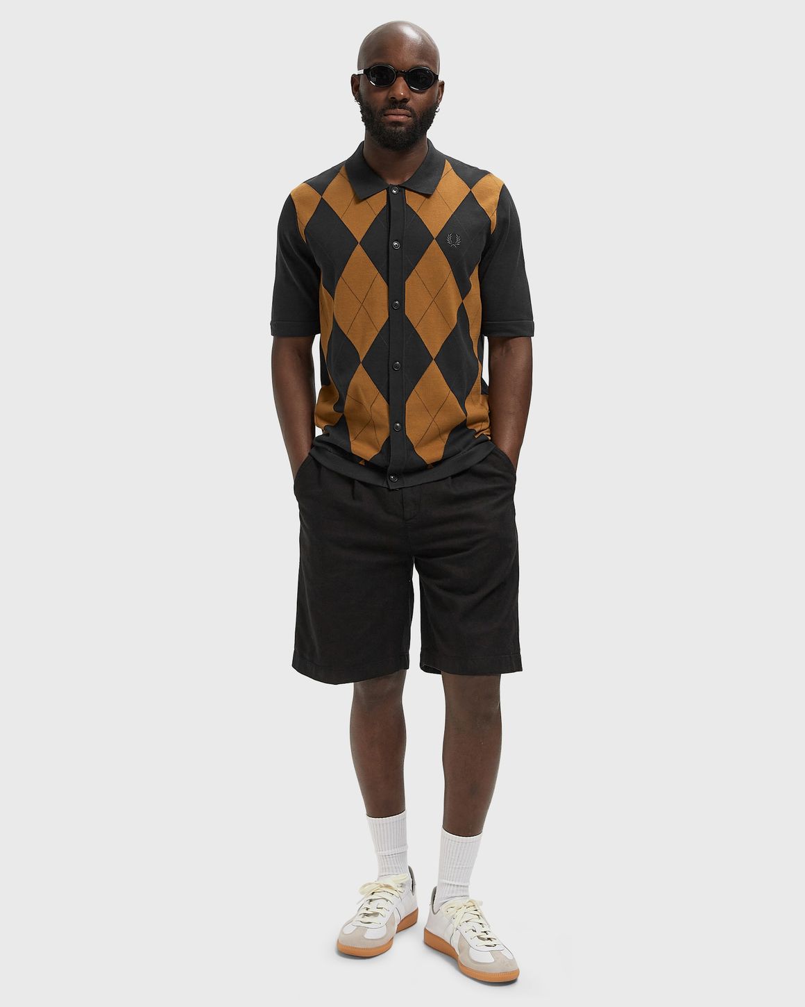 Ansicht 2 von Fred Perry ARGYLE BUTTON THROUGH SHIRT