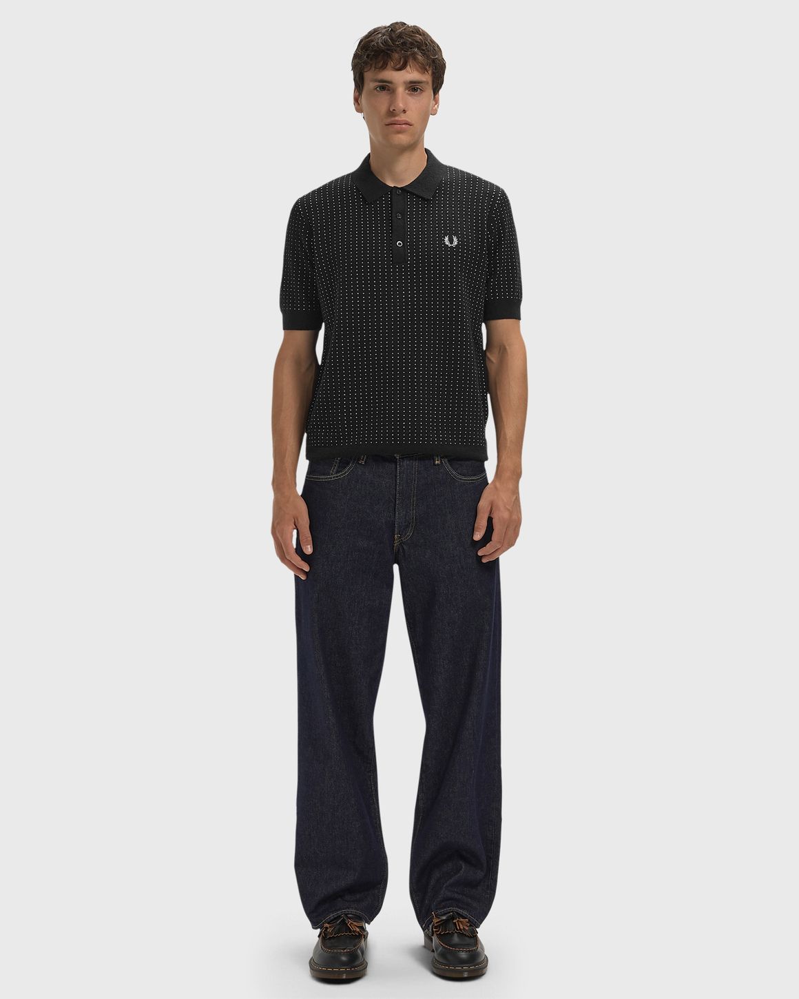 Ansicht 2 von Fred Perry BOUCLE DOT KNITTED SHIRT