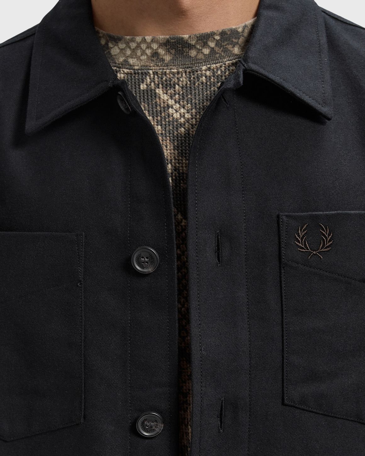 Ansicht 3 von Fred Perry BRUSHED TWILL OVERSHIRT