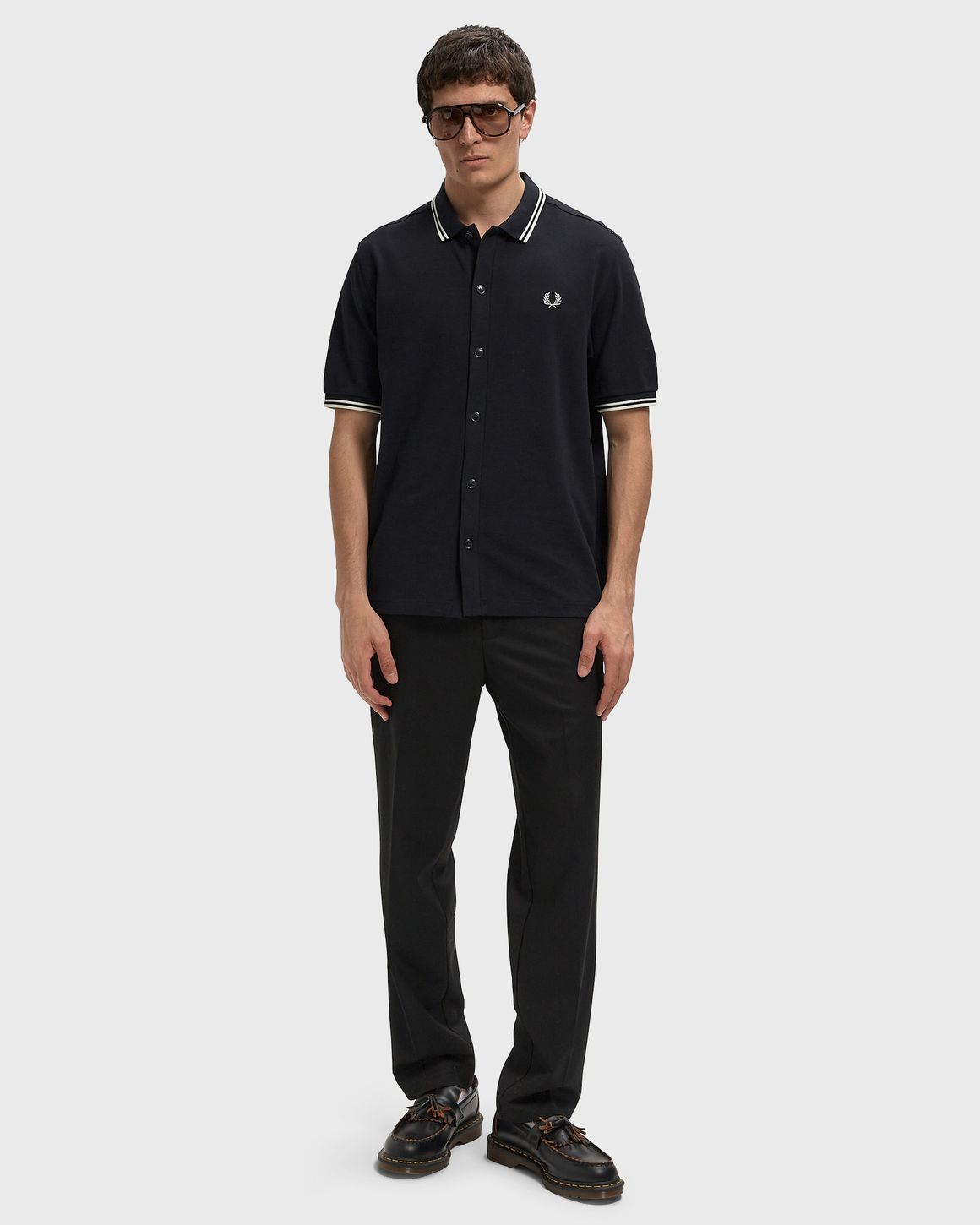 Ansicht 2 von Fred Perry BUTTON THROUGH POLO SHIRT