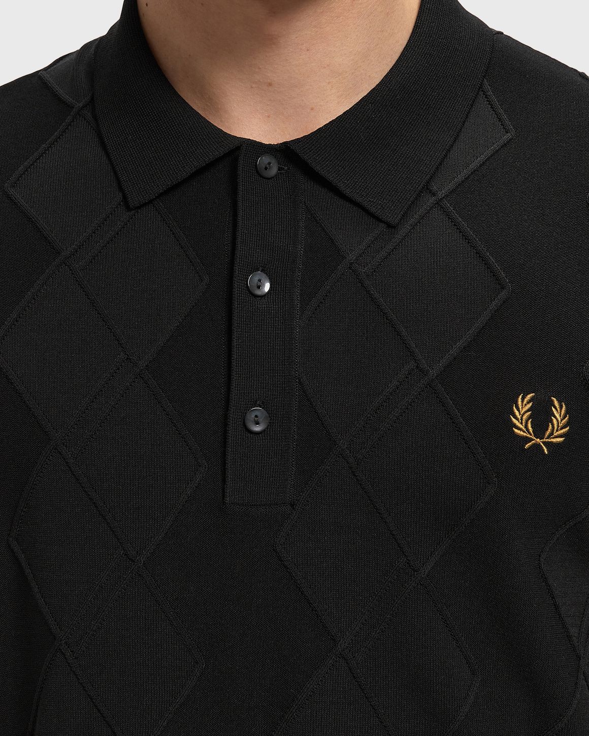 Ansicht 4 von Fred Perry CABLE KNITTED SHIRT