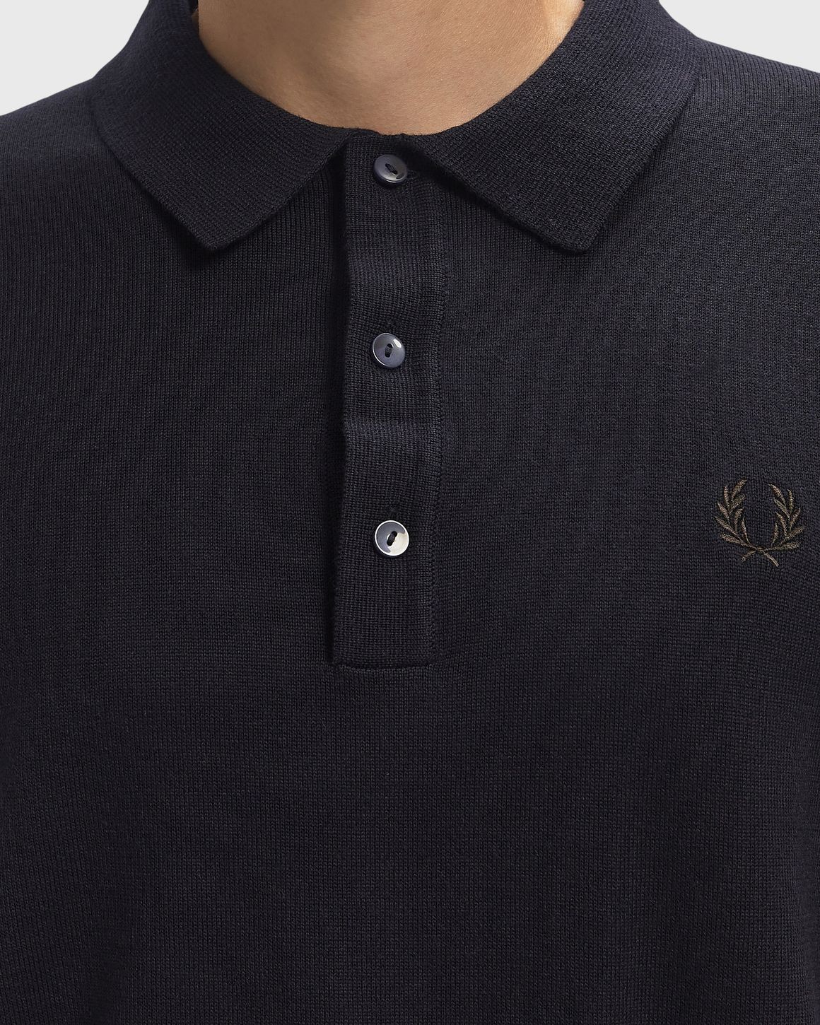 Ansicht 3 von Fred Perry CLASSIC KNITTED SHIRT LS