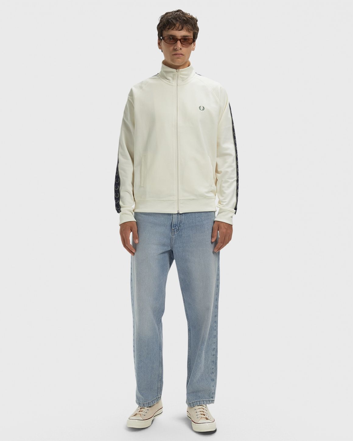Ansicht 2 von Fred Perry CONTRAST TAPE TRACK JACKET