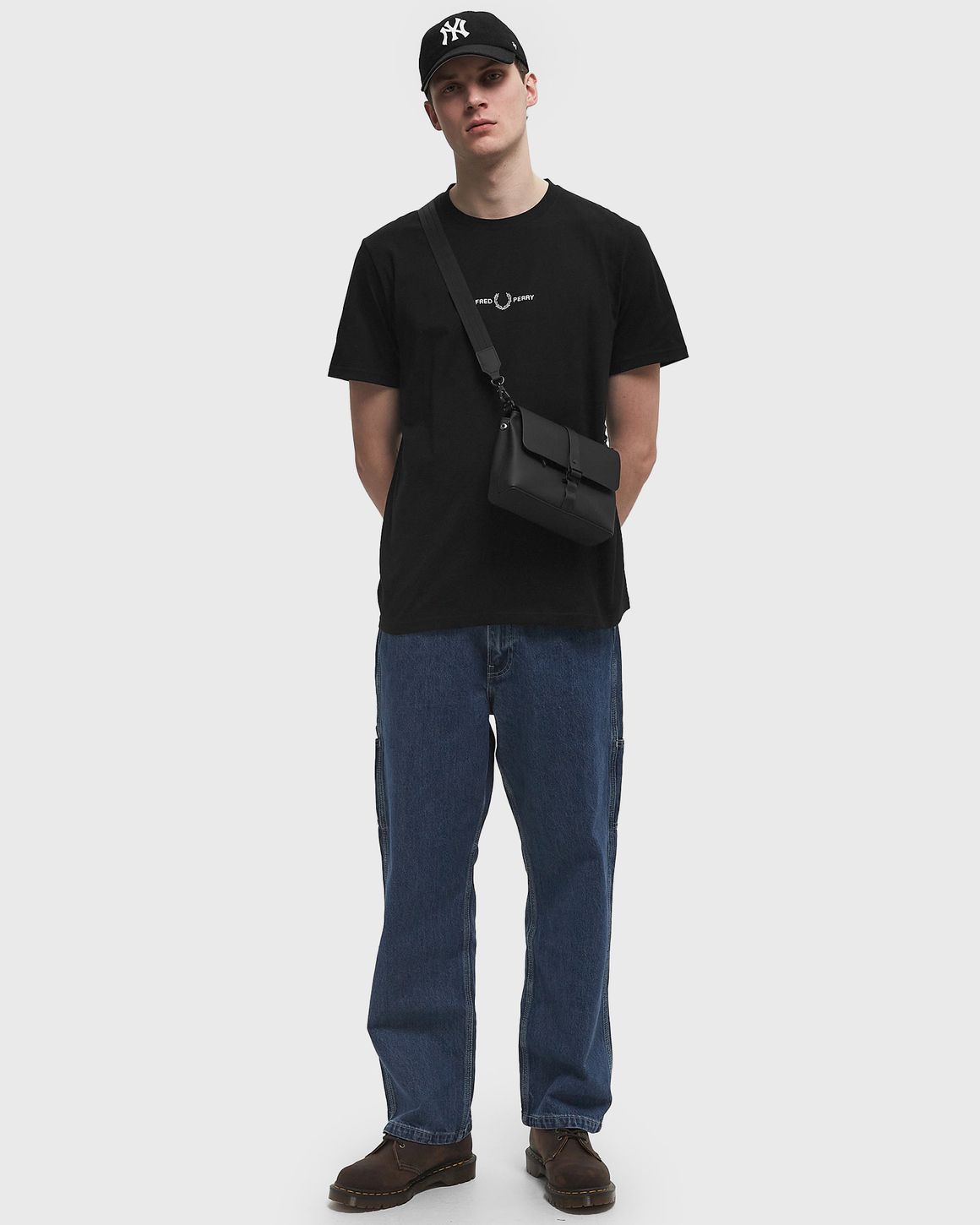 Ansicht 2 von Fred Perry Embroidered T Shirt