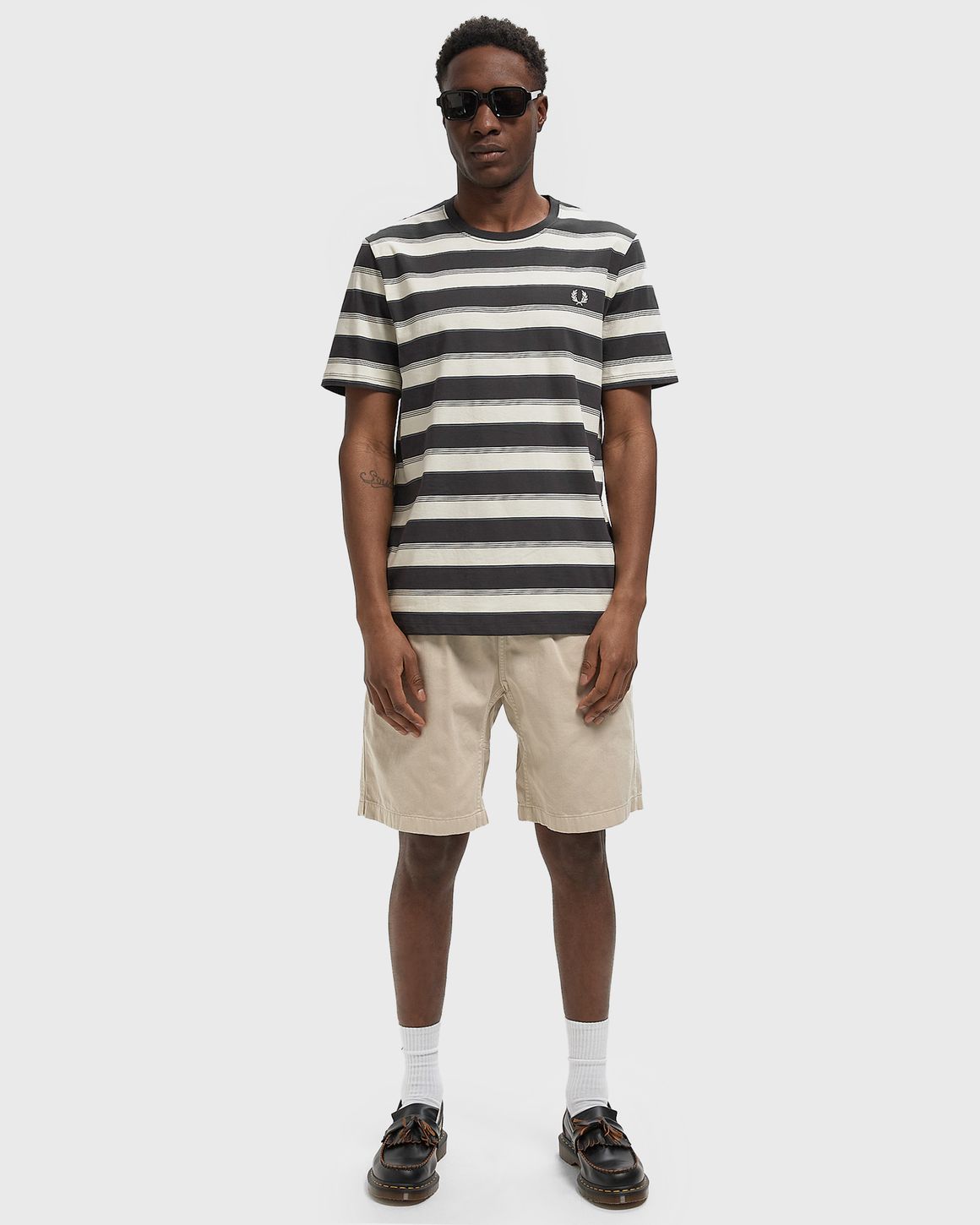 Ansicht 2 von Fred Perry FINE STRIPE T-SHIRT