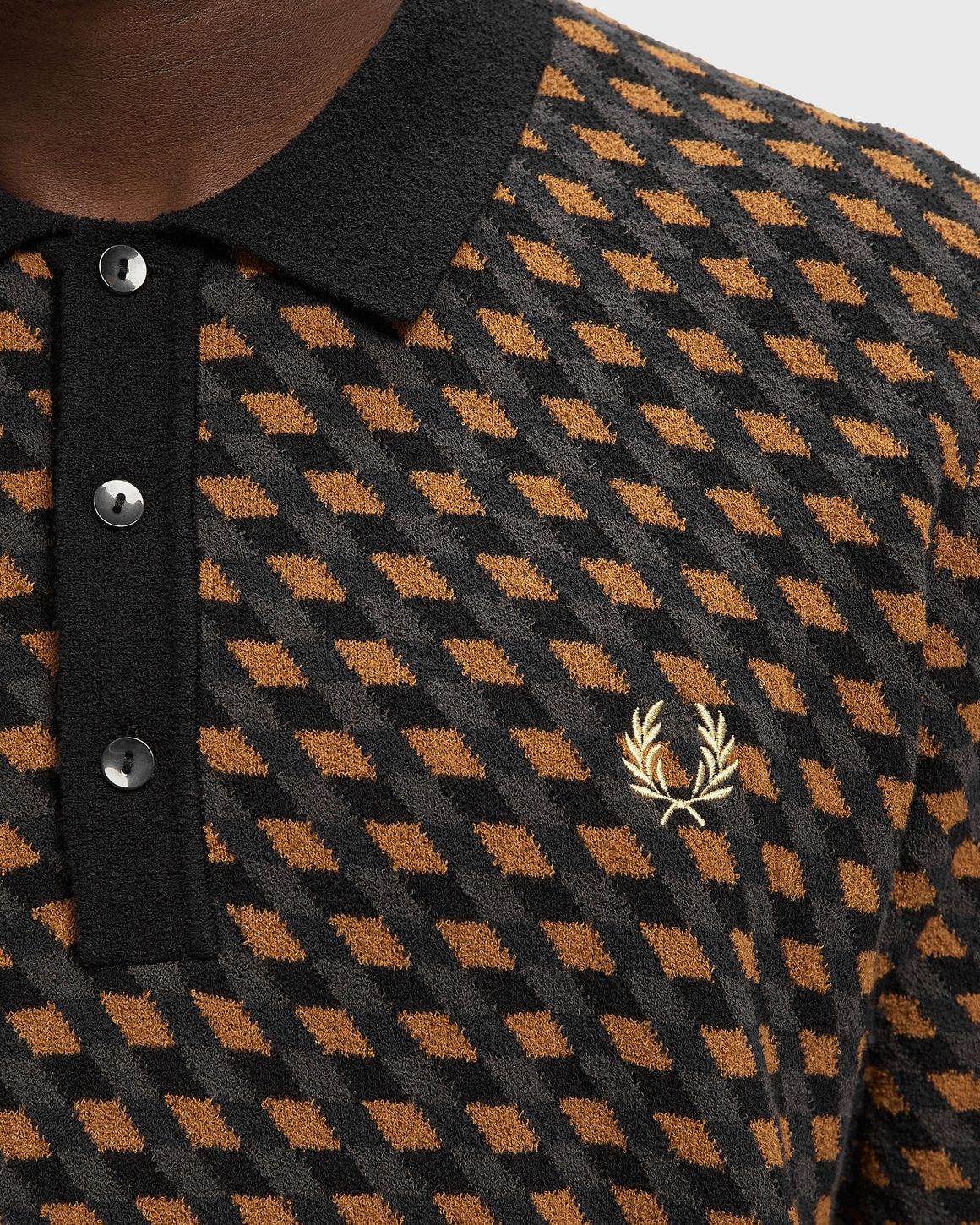 Ansicht 4 von Fred Perry GEOMETRIC KNITTED SHIRT