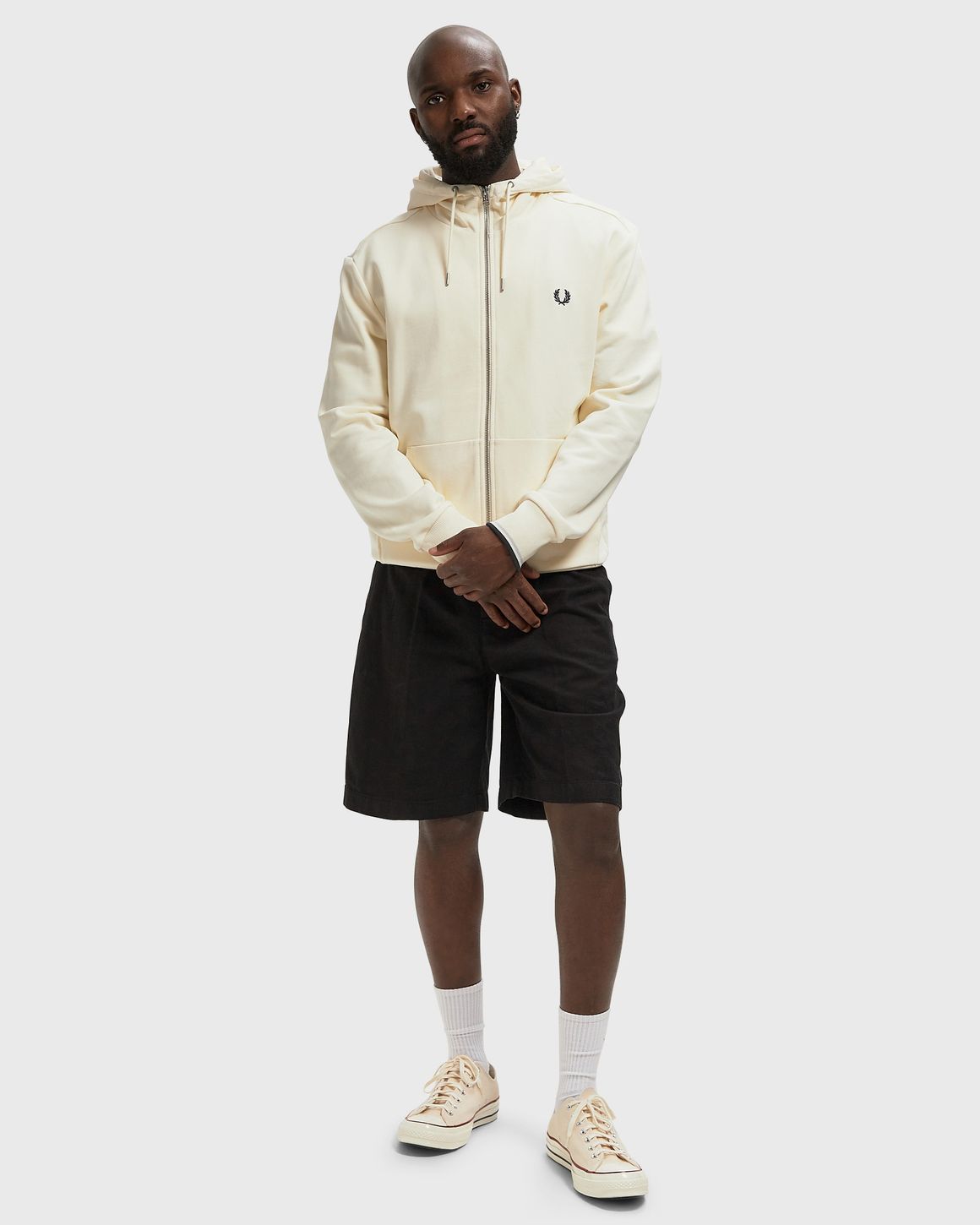 Ansicht 2 von Fred Perry HOODED ZIP THROUGH SWEATSHIRT
