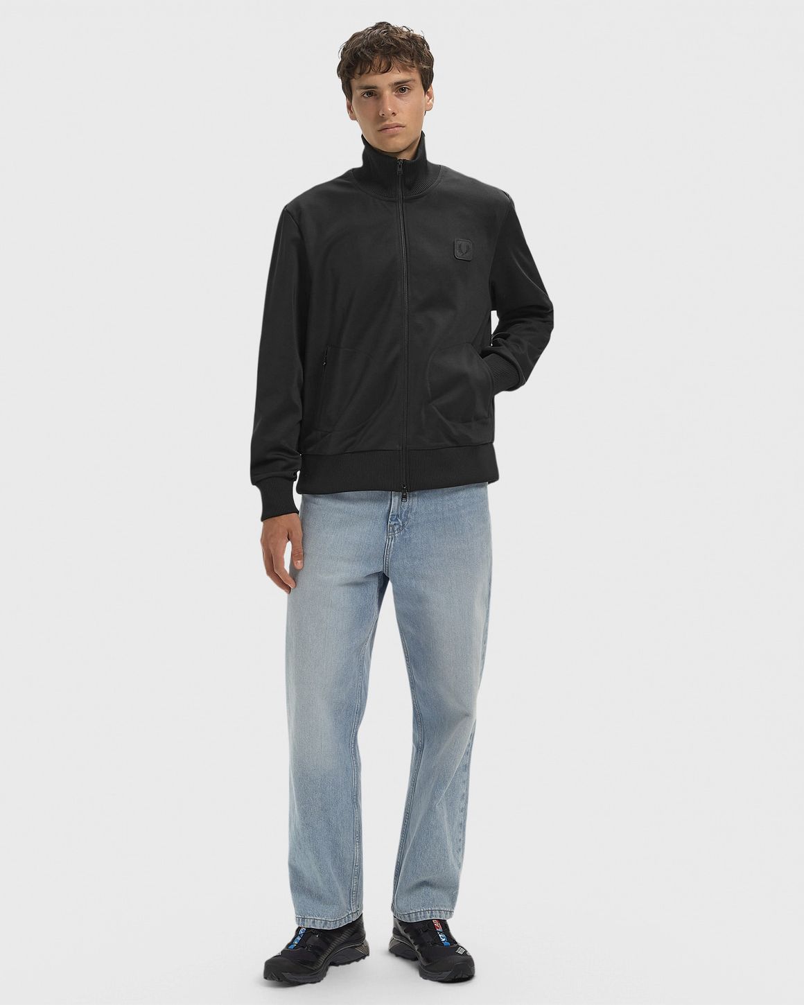 Ansicht 2 von Fred Perry LEATHER PATCH TRACK JACKET