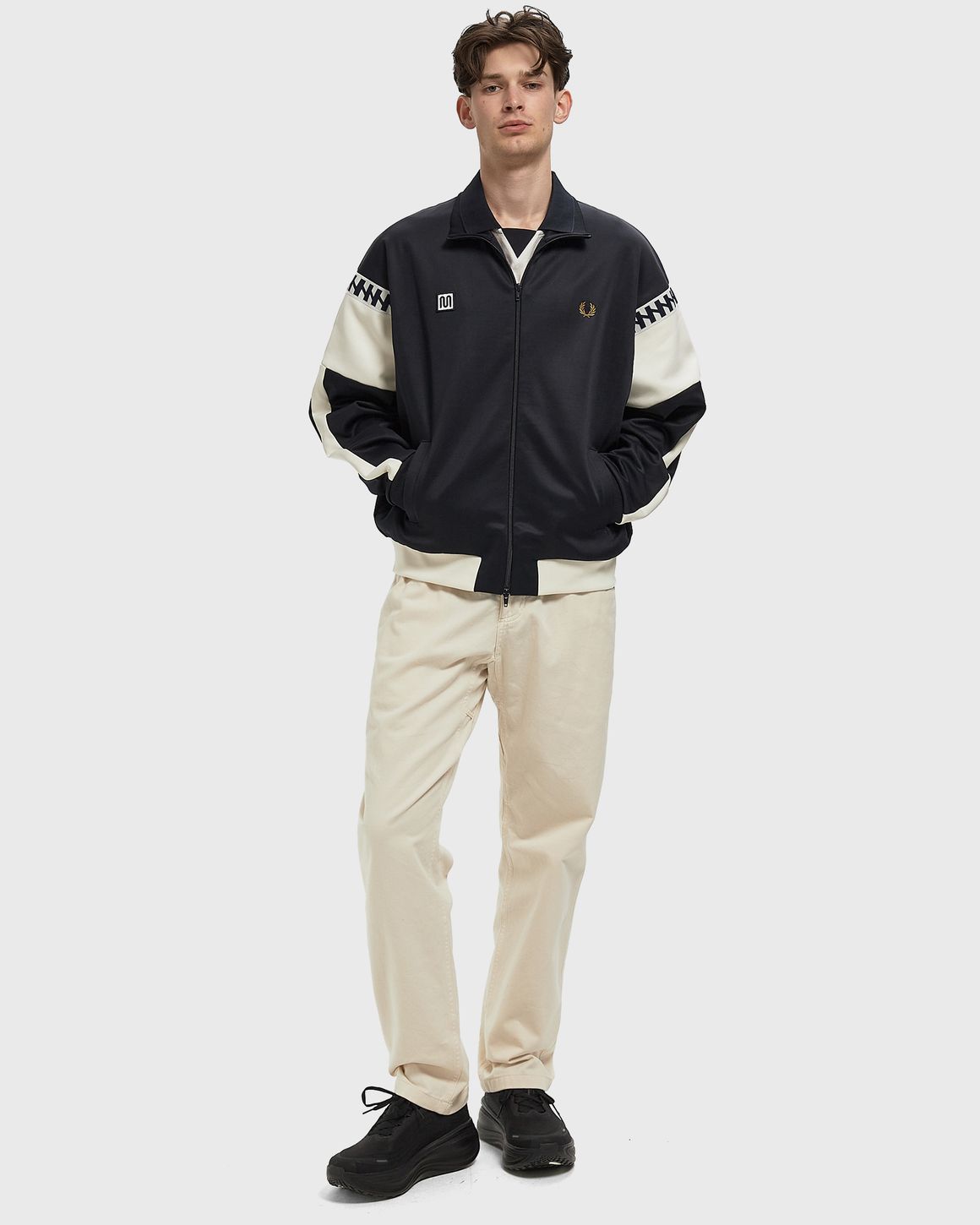 Ansicht 2 von Fred Perry MEYBA CUT AND SEW TRACK JACKET