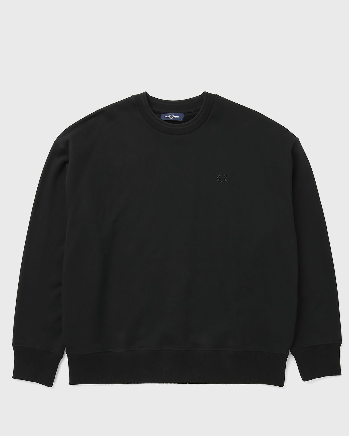 Fred Perry OVERSIZED TIPPED SWEATSHIRT