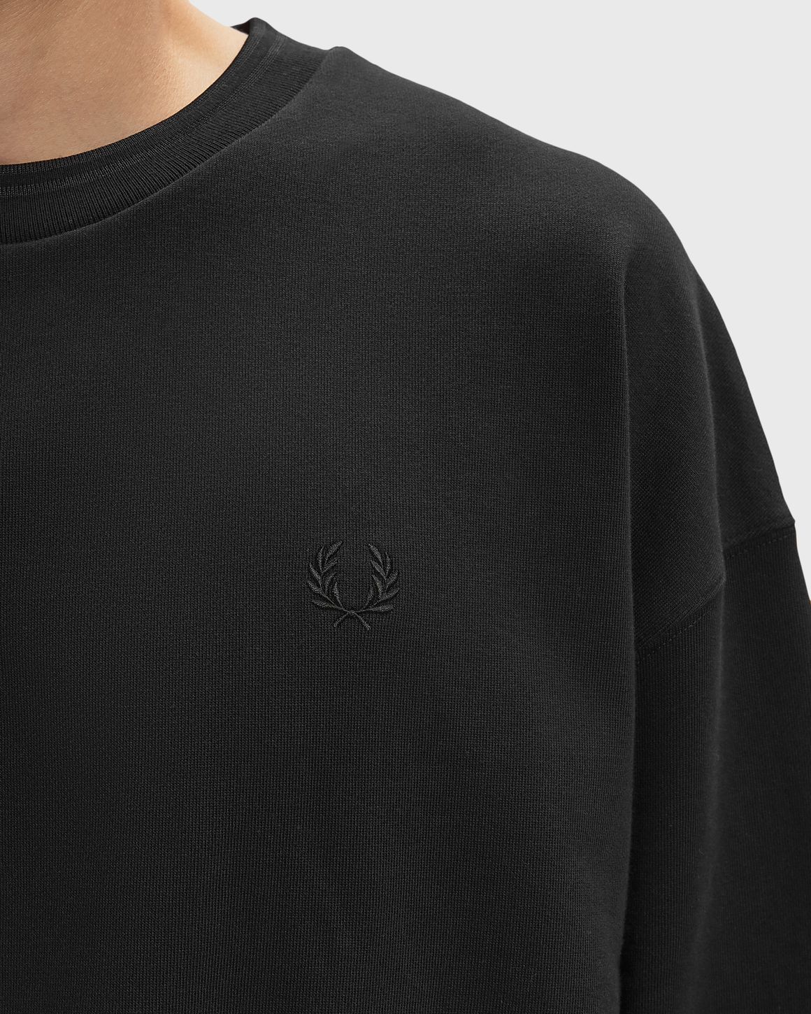 Ansicht 3 von Fred Perry OVERSIZED TIPPED SWEATSHIRT