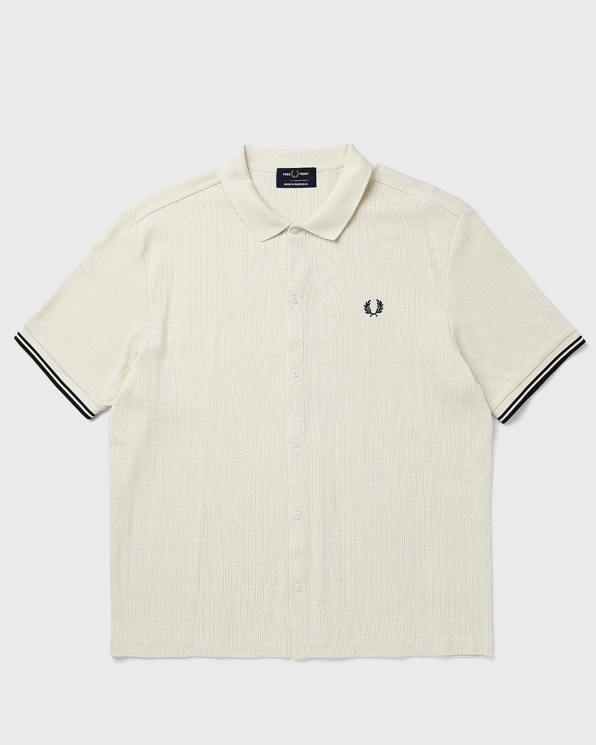 Fred Perry POINTELLE BUTTON THORUGH POLO