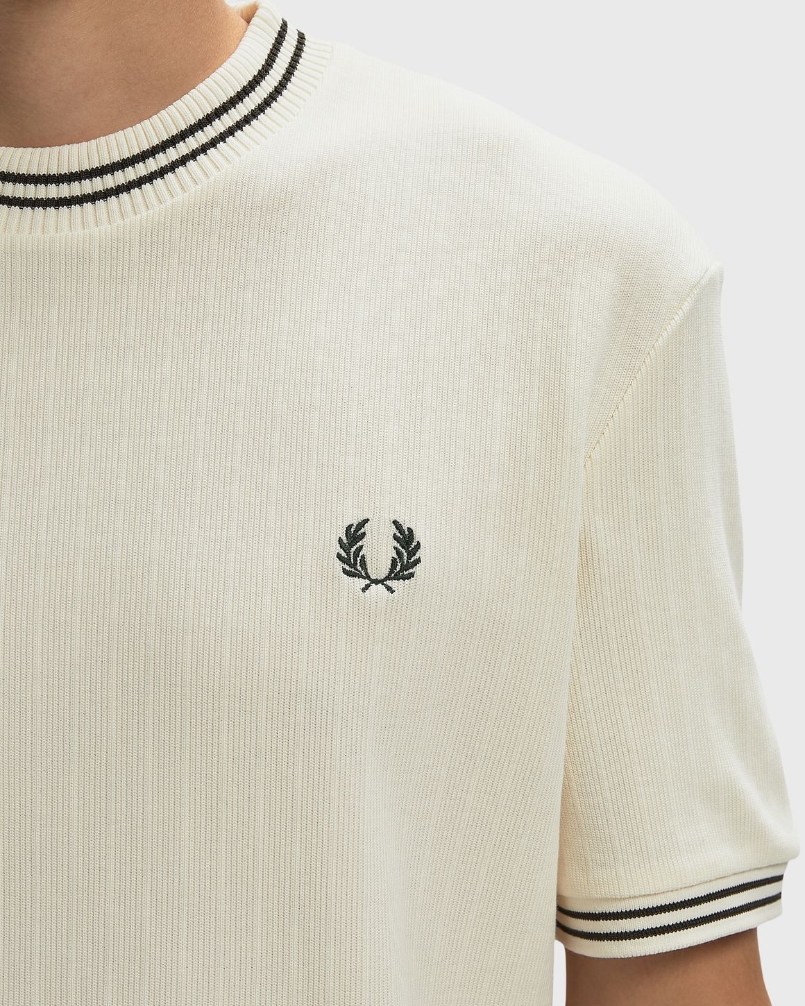 Ansicht 3 von Fred Perry RIBBED JERSEY T-SHIRT