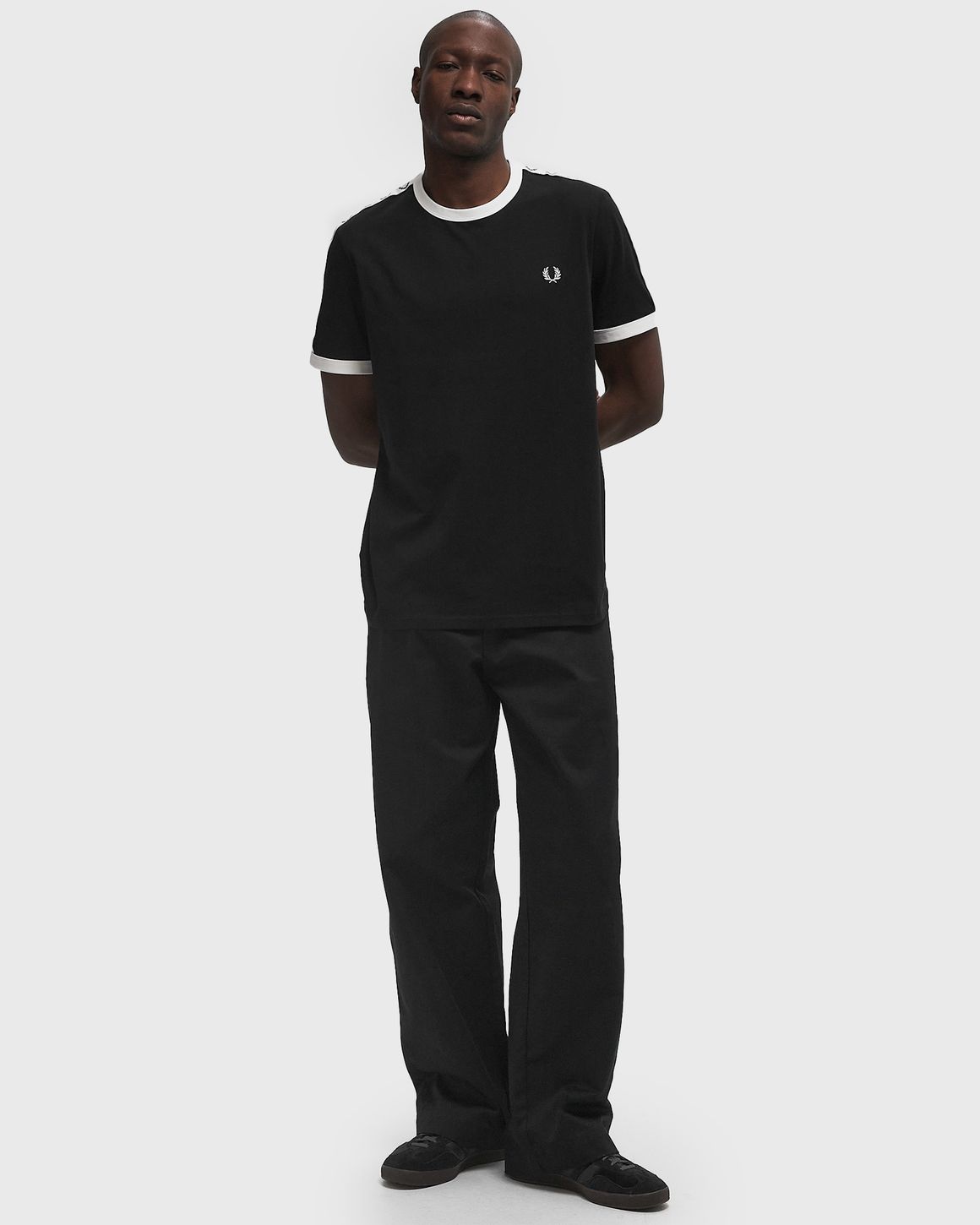 Ansicht 2 von Fred Perry TAPED RINGER T-SHIRT
