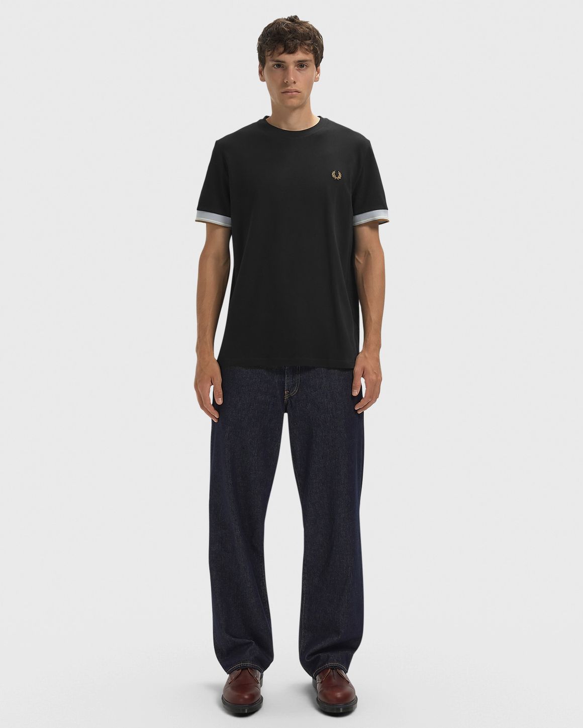 Ansicht 2 von Fred Perry TWIN TIPPED  CUFF T-SHIRT