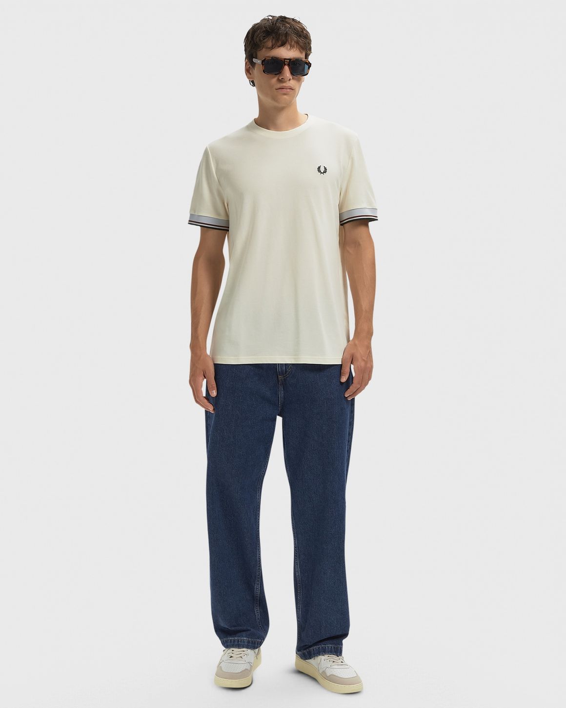 Ansicht 2 von Fred Perry TWIN TIPPED  CUFF T-SHIRT