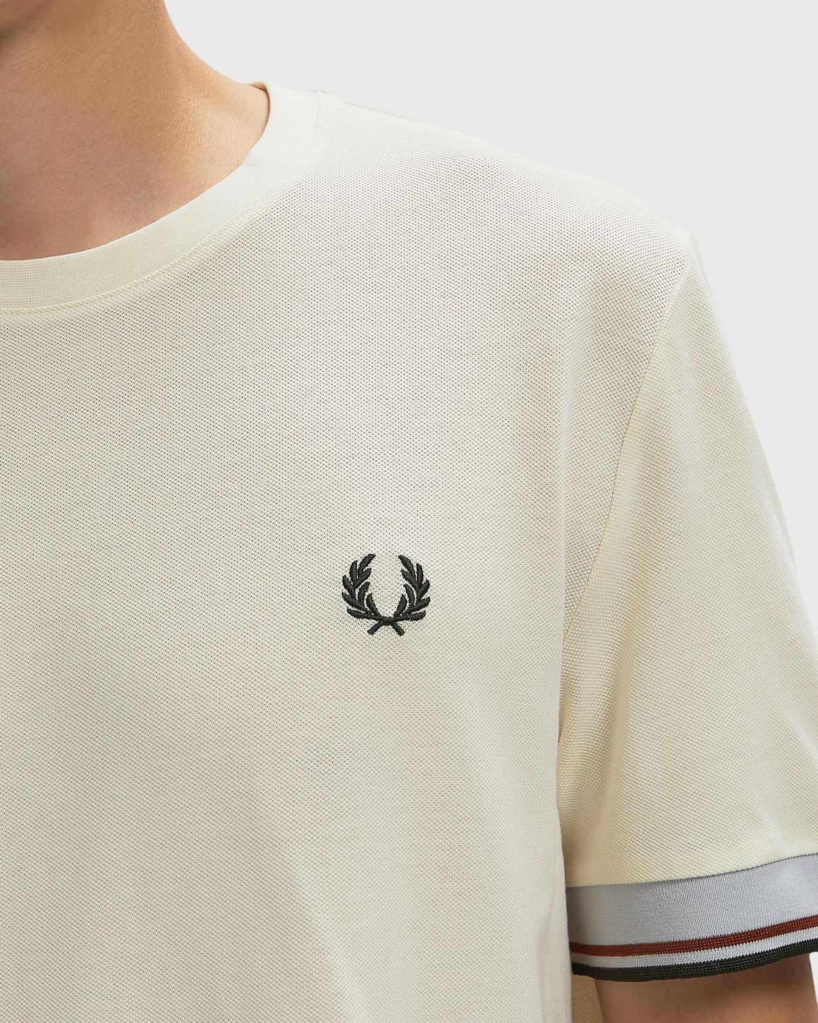 Ansicht 3 von Fred Perry TWIN TIPPED  CUFF T-SHIRT
