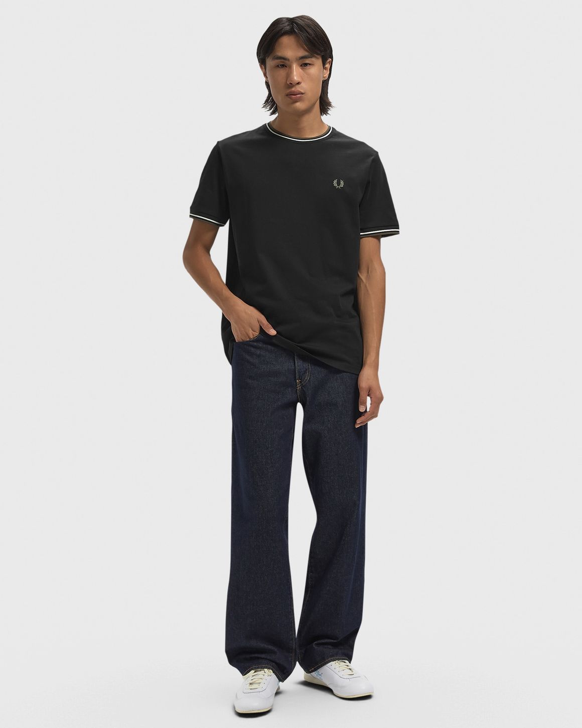 Ansicht 2 von Fred Perry TWIN TIPPED T-SHIRT