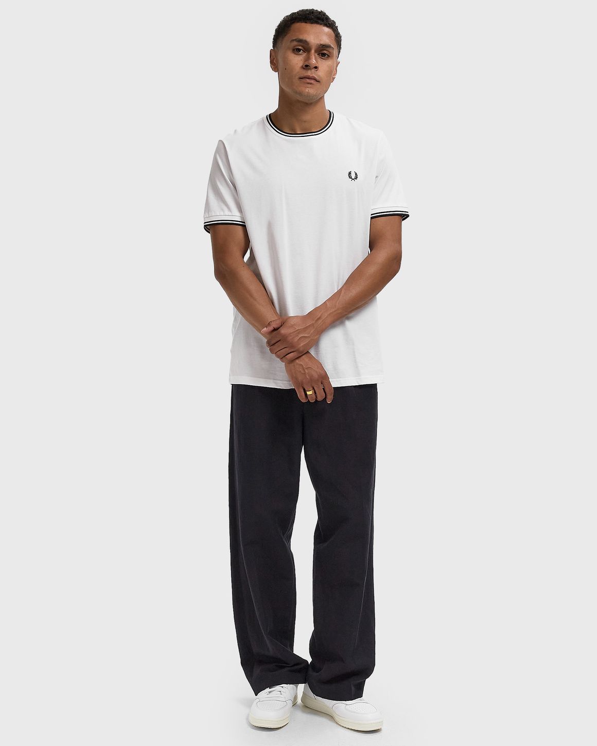 Ansicht 2 von Fred Perry TWINTIPPEDT-SHIRT